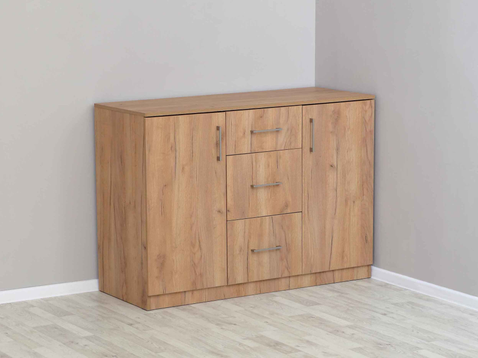 Комоды, Комод с полками и ящиками 1260х478х862