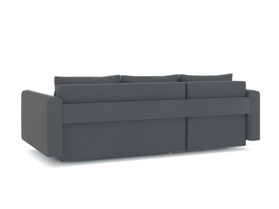 Диваны угловые в гостиную, Диван-кровать угловой Рон еврокнижка-пантограф, велюр