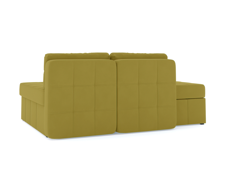 Диваны угловые в гостиную, Диван-кровать угловой Оливер Люкс еврокнижка-трансформер, велюр