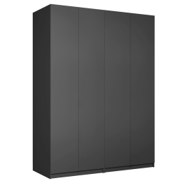 Шкаф складной Е1 Локер ("Гармошка" с системой Push to Move/Левый)162х52.5х220 см,с полками и двумя модулями