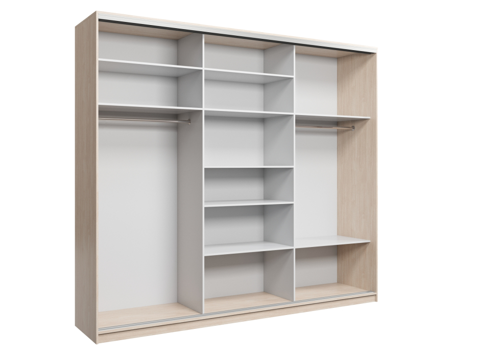 Шкафы-купе, Шкаф-купе Айсберг 270 ВЕНГЕ (сонома/глухой)