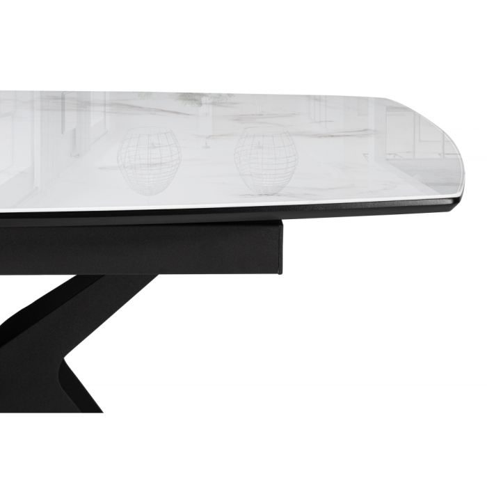 Обеденные столы, Секлянный стол Риполь 140(180)х80