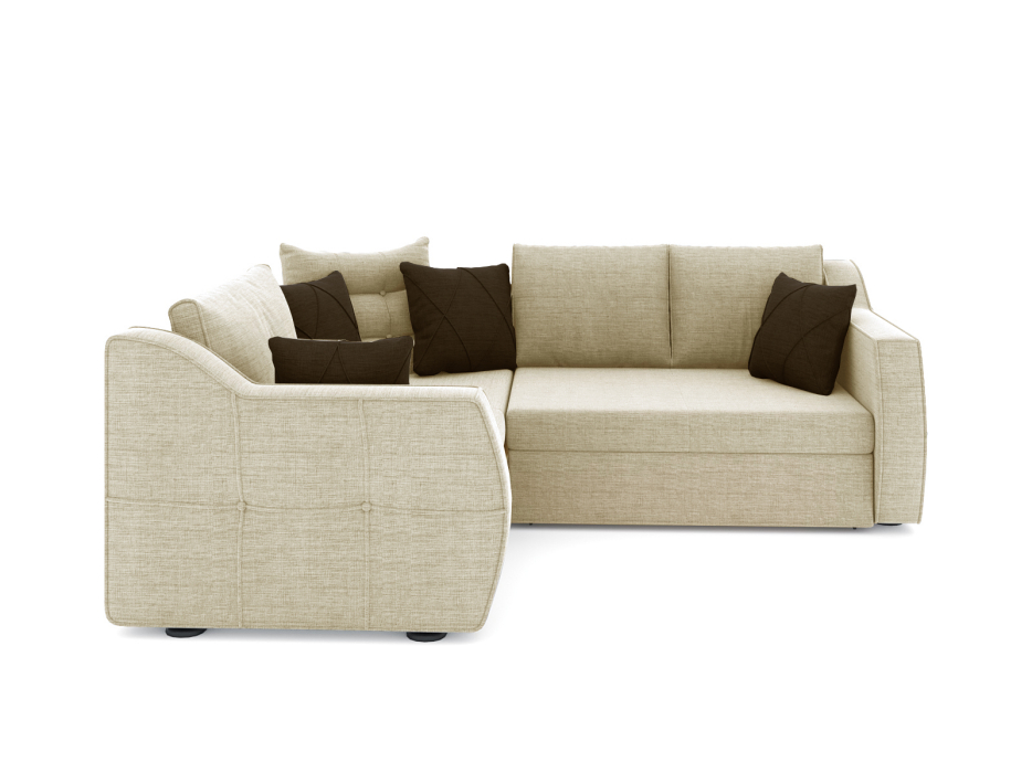 Диваны угловые в гостиную, Диван-кровать угловой Френсис дельфин, рогожка