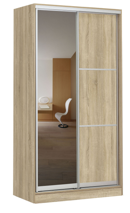 Шкафы-купе 2-х дверные, Шкаф-купе 1210х590х2300 Вариант №4 