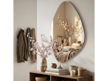 Зеркало настенное Мебелик фигурное Сельетта-8 110 х 68,3 см