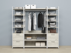 Прихожие, Гардеробная Urban Лофт 04 Белый