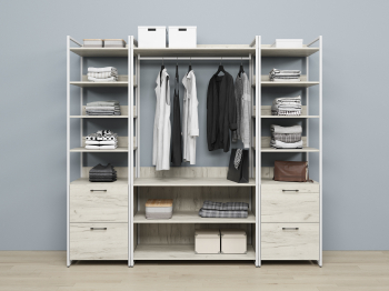 Гардеробная Urban Лофт 04 Белый