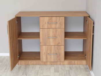 Комод с полками и ящиками 1260х478х862