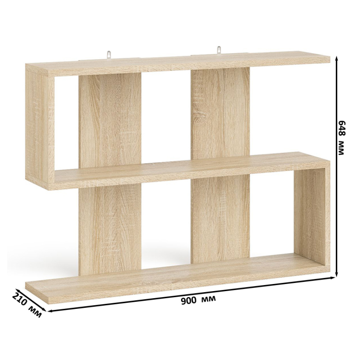 Прямые компьютерные столы, Однотумбовый стол компьютерный Мори МС-1 левый с комодом три ящика и навесной полкой 900