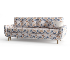 Диваны с ящиком для белья, Диван-кровать Норфолк, независимый пружинный блок, велюр