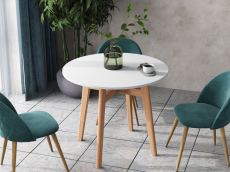 Обеденные столы, Стол STOOL GROUP Target Circle 90*90