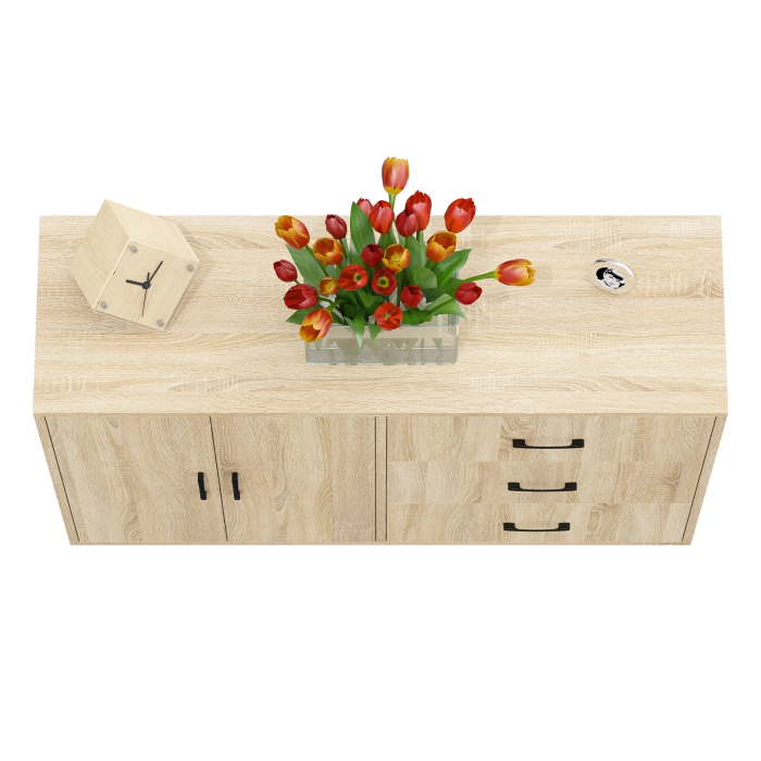 Комоды, Комод-тумба две дверки и три ящика РВК 123-1204