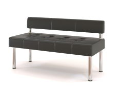 Офисные диваны, Офисный диван Бизнес со спинкой 130