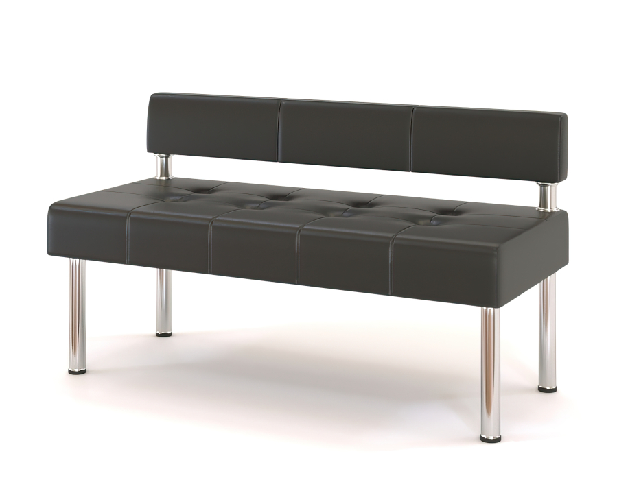 Офисные диваны, Офисный диван Бизнес со спинкой 130