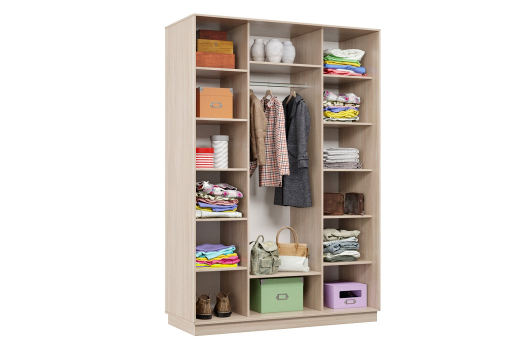 Шкафы-купе, Шкаф-купе Премьер 14 (15;15;15) трёхдверный