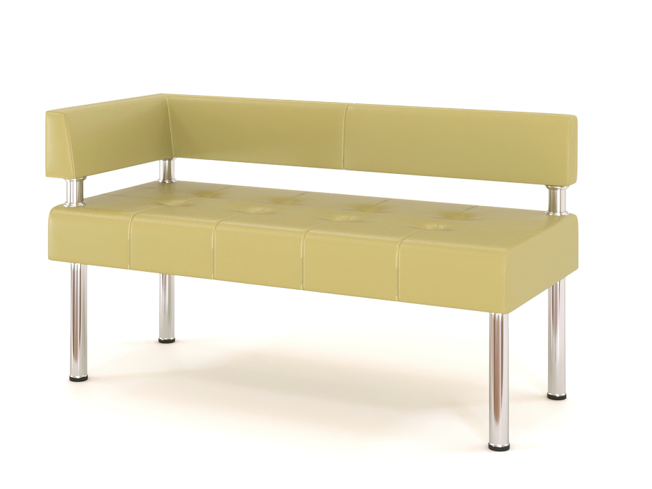 Офисные диваны, Офисный диван бизнес угловой. С левым углом 100см