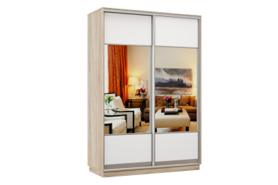 Шкаф-купе Премьер Лайт 03 (05;05) двухдверный