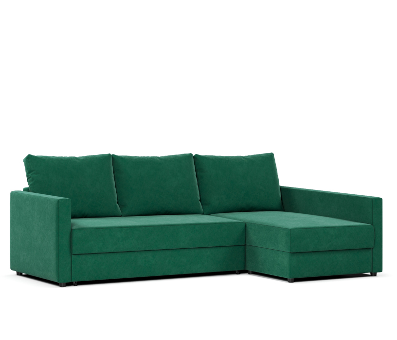 Диваны угловые, Диван угловой Фрисби дельфин, велюр