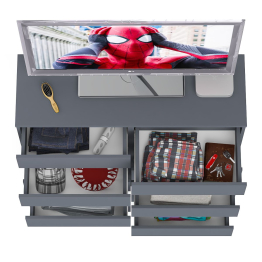 Комод высокий на десять выдвижных ящиков Мори МК1200.10