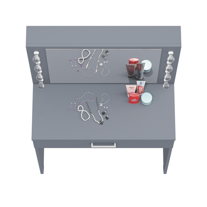 С зеркалом, Столик косметический с подсветкой СТ-4