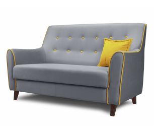 Диван прямой нераскладной Муссон, микровелюр