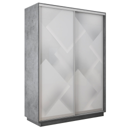 Шкаф-купе Экспресс 2-х дверный Фотопечать Квадрат Стекла 160х60х220