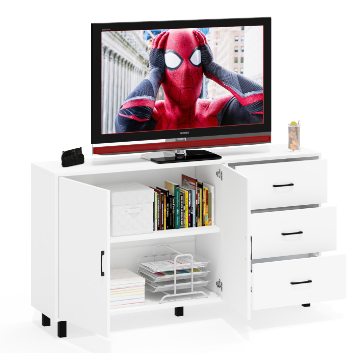 Комоды, Широкий тумба-комод с ящиками и дверками РВК 123-1604