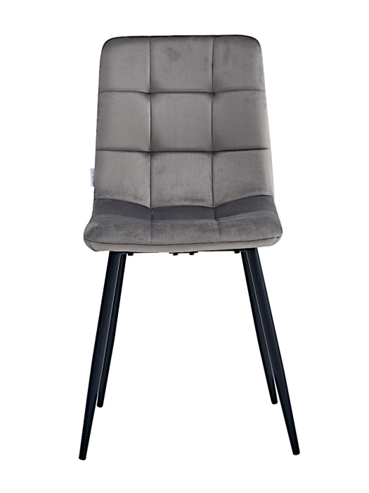 Стулья, Стул мягкий DC209 велюр каркас металл черный КРУГЛЫЙ