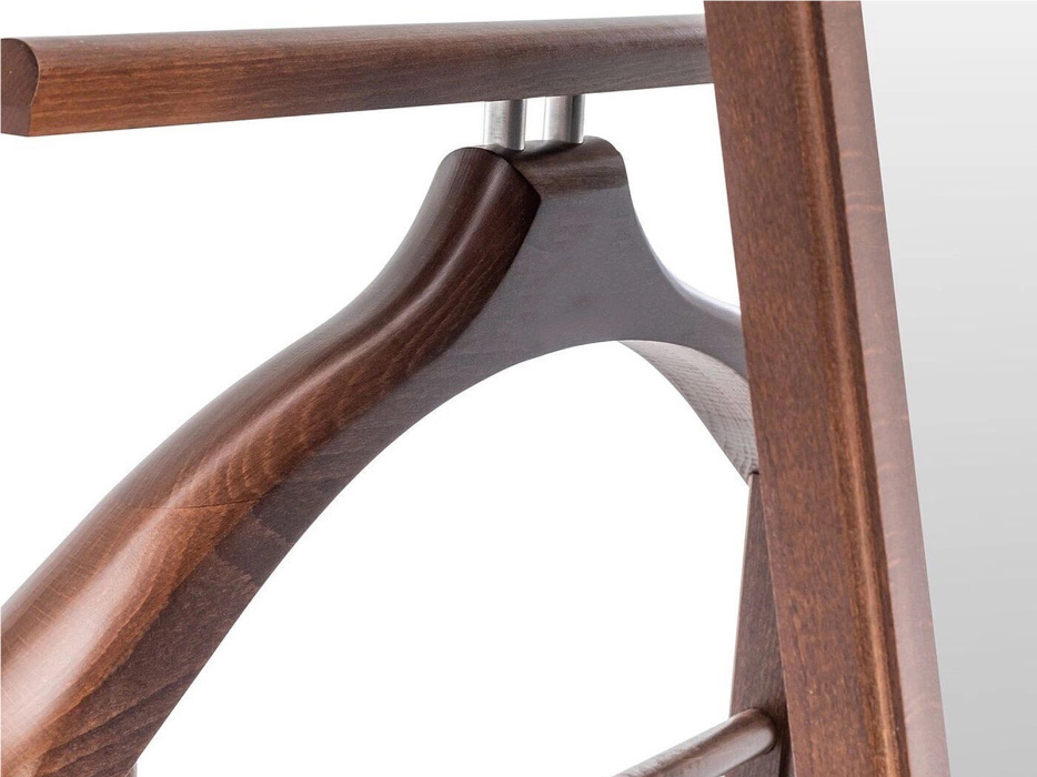 Напольные, Вешалка костюмная с зеркалом на колесах Мебелик В 24Н