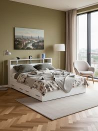 Кровать Камелия 1600 с ящиками