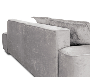 Диван угловой "Бали"со спальным местом, микровелюр