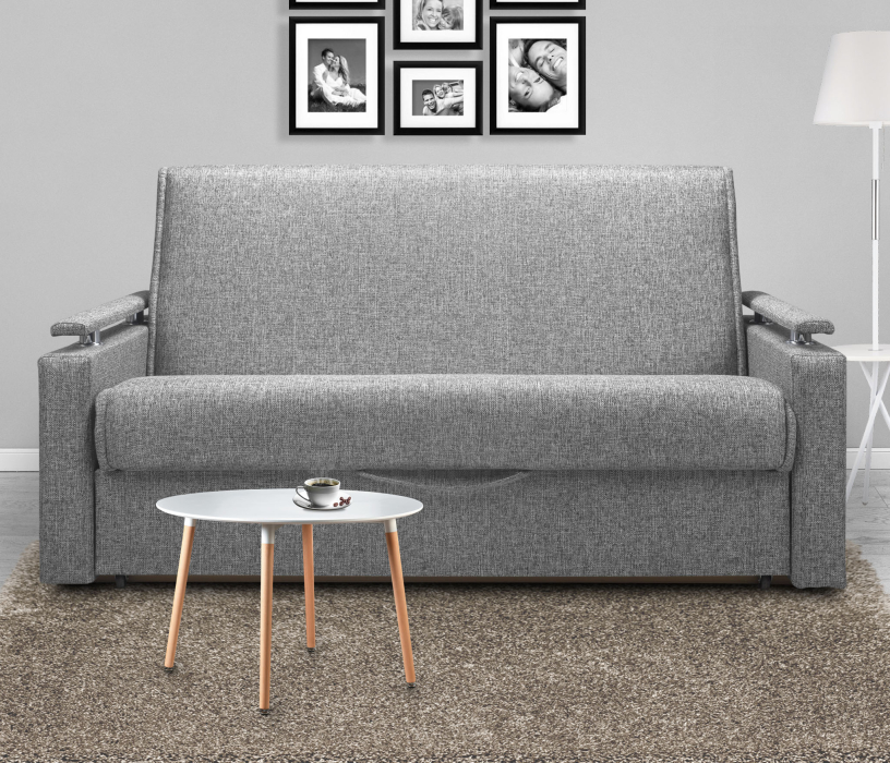 Диваны с ящиком для белья, Диван-аккордеон 90, рогожка