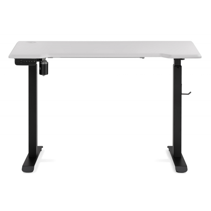 Прямые компьютерные столы, Компьютерный стол Маркос с механизмом подъема 120х75х75, черный