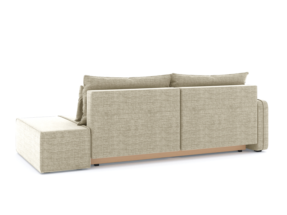 Диваны угловые в гостиную, Диван-кровать угловой Портленд еврокнижка НПБ, рогожка Дрим