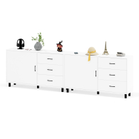 Комоды, Тумба-комод с двумя дверками и шестью ящиками 122-1504