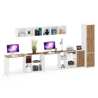 Домашние кабинеты, Два уголка школьника для двоих детей Лидер-8 № 44