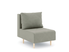 Кресло для отдыха, Кресло для отдыха Милли без подлокотников, велюр