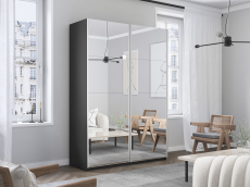 Шкафы-купе 2-х дверные, Шкаф Прайм дуо Зеркало+зеркало 2300 х 1400 х 570