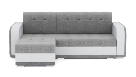 Диван-кровать угловой Генри еврокнижка, рогожка+кож.зам