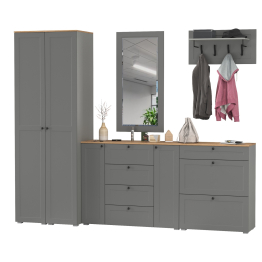 Стенка в прихожую Остин № 58