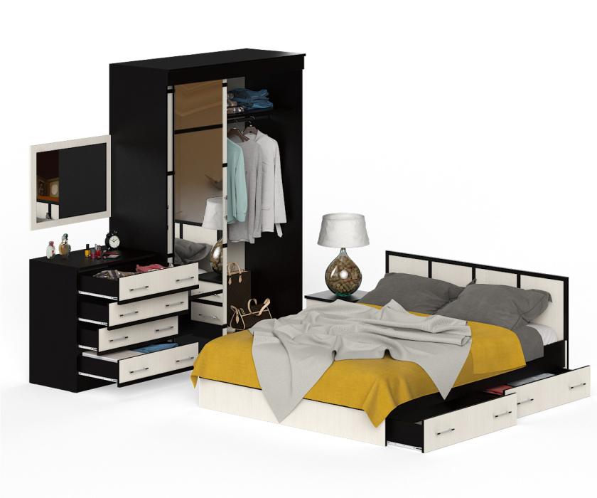 Спальные гарнитуры, Сакура спальня № 1