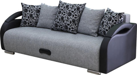 Диван-кровать еврокнижка, Юпитер 140, рогожка/экокожа