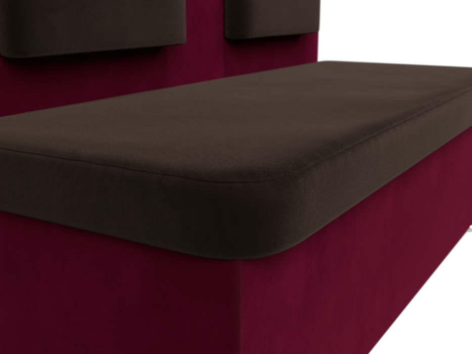 Диваны прямые кухонные, Диван кухонный прямой Маккон 2-х местный, микровельвет