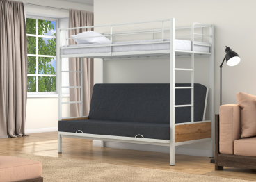 Двухъярусная кровать-диван Дакар 1 (вставки дуб ватан)