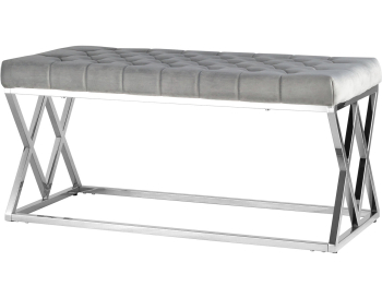 Банкетка-скамейка STOOL GROUP ИНСИГНИЯ (Сталь серебро)