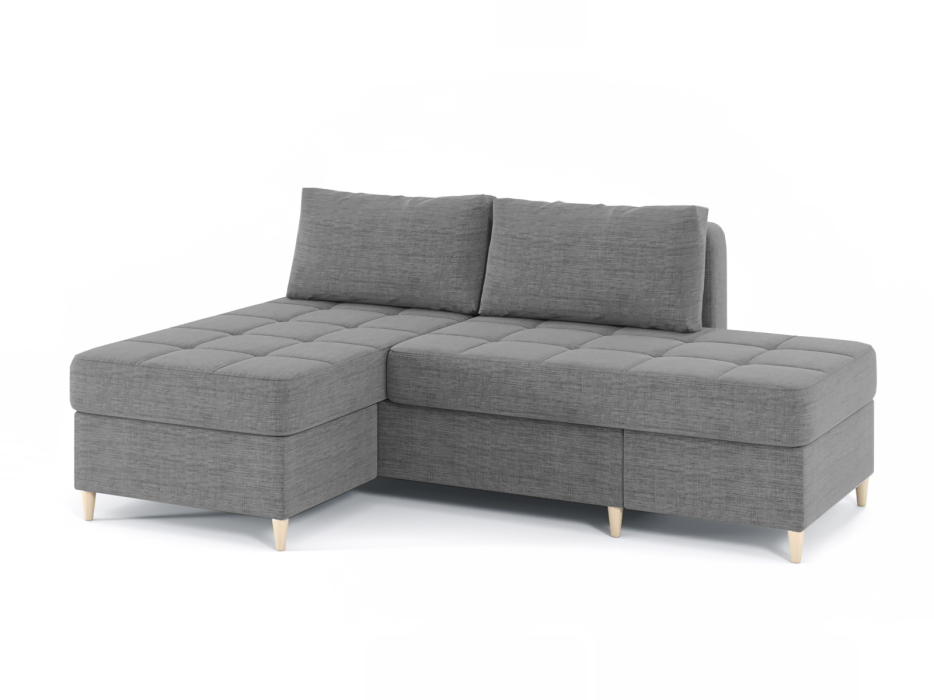 Диваны угловые в гостиную, Диван-кровать угловой Оливер 2 еврокнижка-трансформер, рогожка