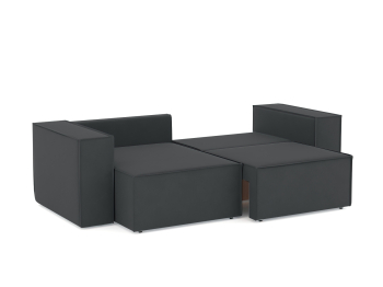 Диван-кровать угловой Лофт, велюр