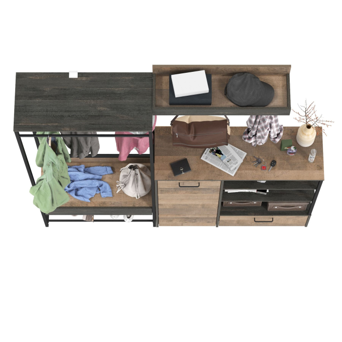 Прихожая, Прихожая с вешалкой для одежды и тумбой-комодом Трувор