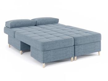 Диван-кровать угловой Оливер 2 еврокнижка-трансформер, рогожка Люкс