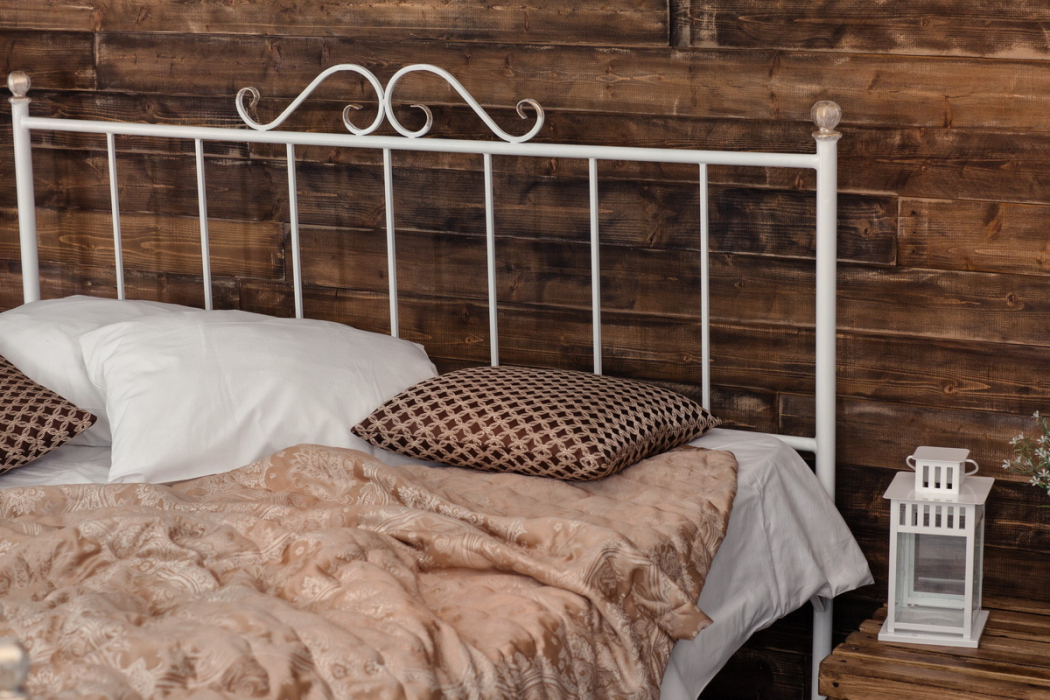 Кованые кровати, Кованая кровать Оливия 1.6 с одной спинкой